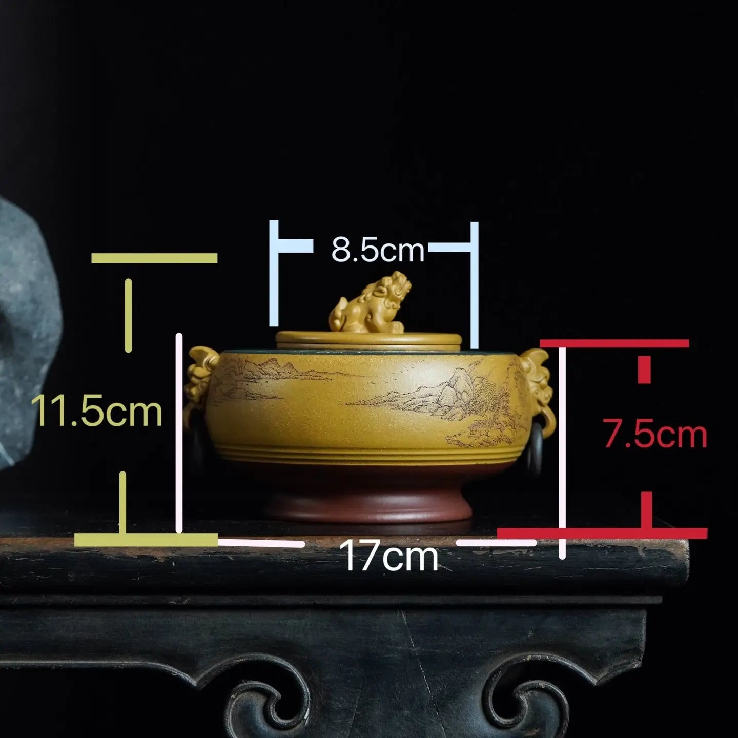Long Yin - Yixing Handmade Zisha Teacan 江苏宜兴