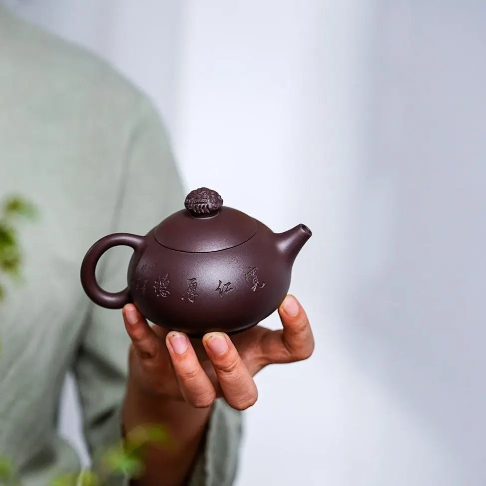 Long Zhu 180cc - Yixing Handmade Teapot 江苏宜兴