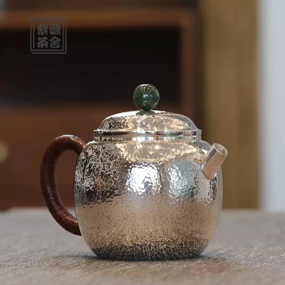 Long Zhu 200cc - Handmade silver pot zycschina
