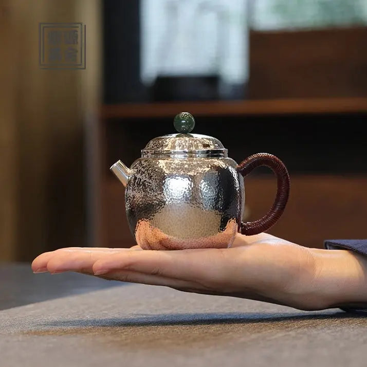 Long Zhu 200cc - Handmade silver pot zycschina