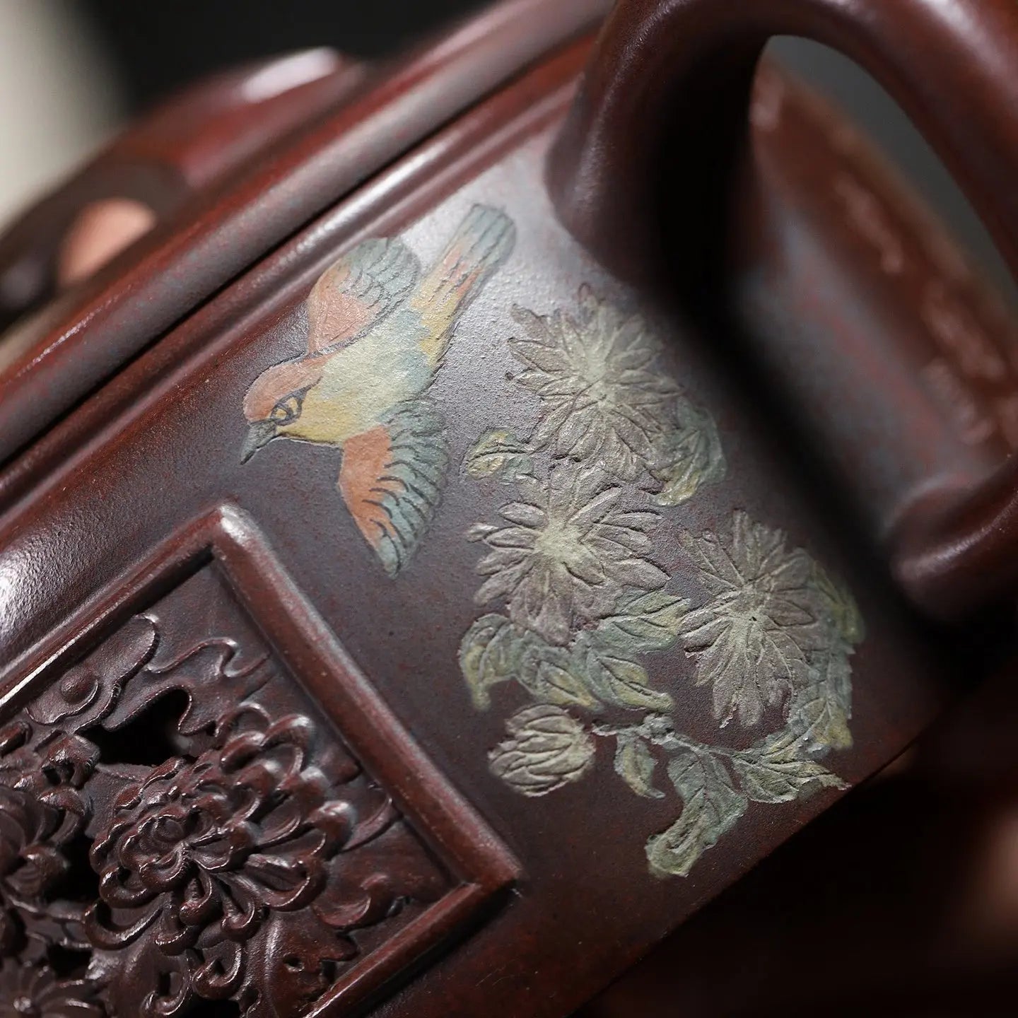Lou Kong Han Wa 200cc - Yixing Handmade Teapot 江苏宜兴