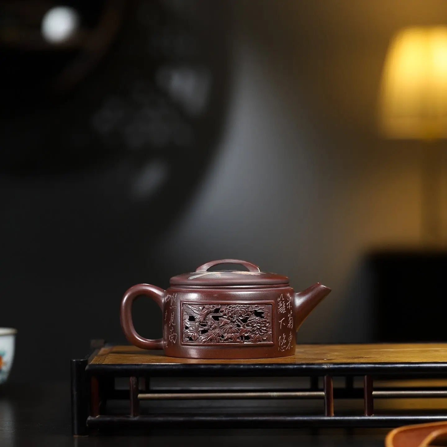 Lou Kong Han Wa 200cc - Yixing Handmade Teapot 江苏宜兴