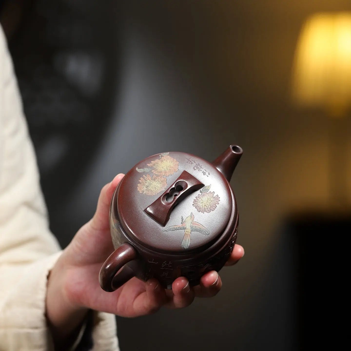 Lou Kong Han Wa 200cc - Yixing Handmade Teapot 江苏宜兴