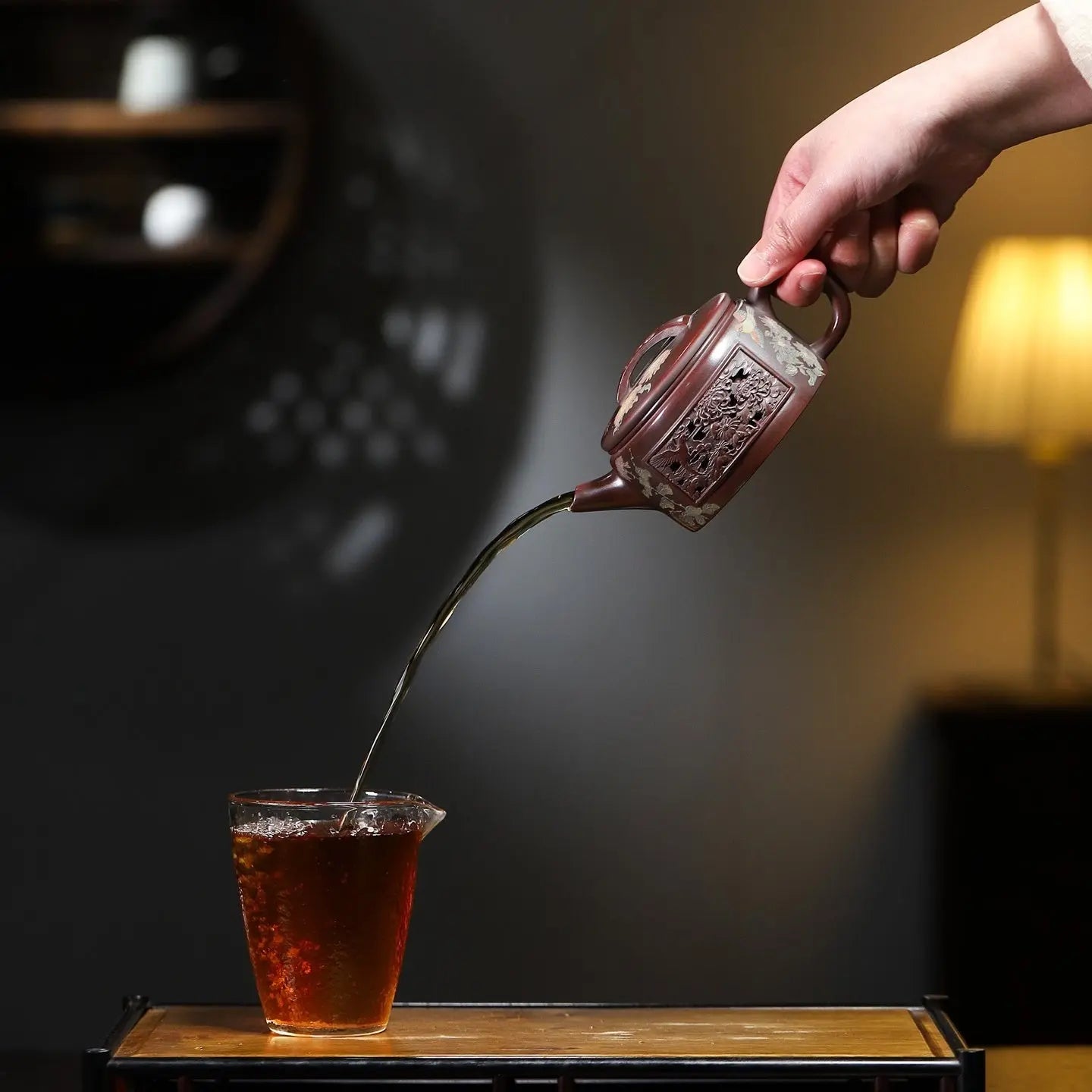 Lou Kong Han Wa 200cc - Yixing Handmade Teapot 江苏宜兴