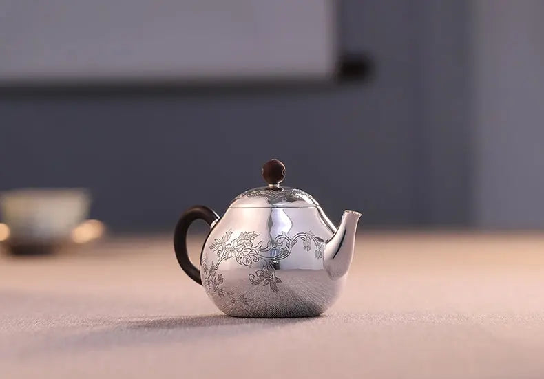 Man Cao 170cc - Handmade silver pot zycschina