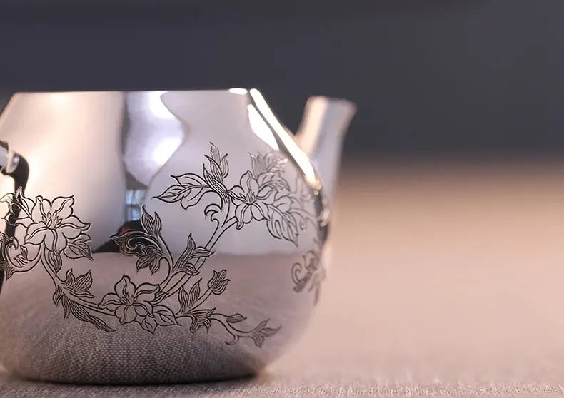 Man Cao 170cc - Handmade silver pot zycschina