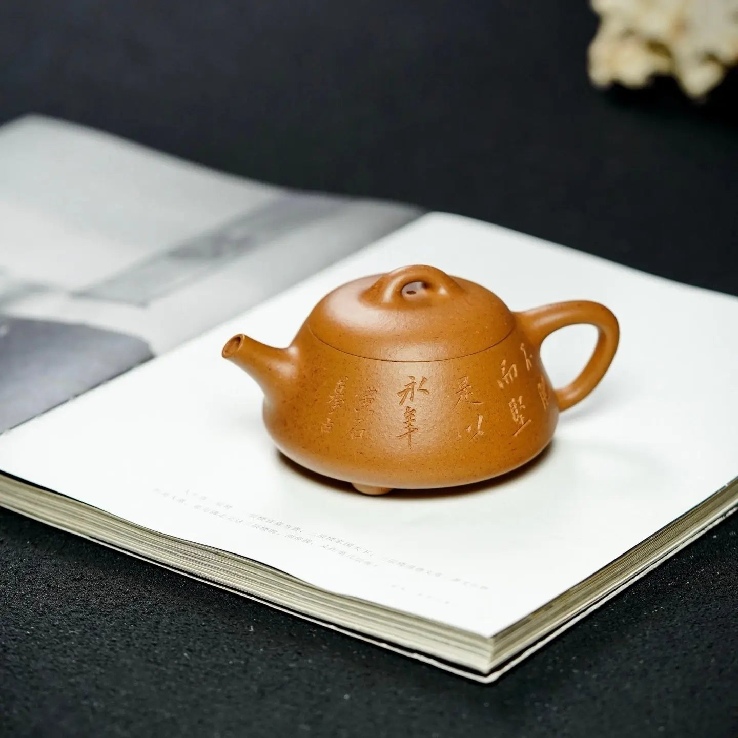 Man Sheng Shi Piao 180cc - Yixing Handmade Teapot 江苏宜兴