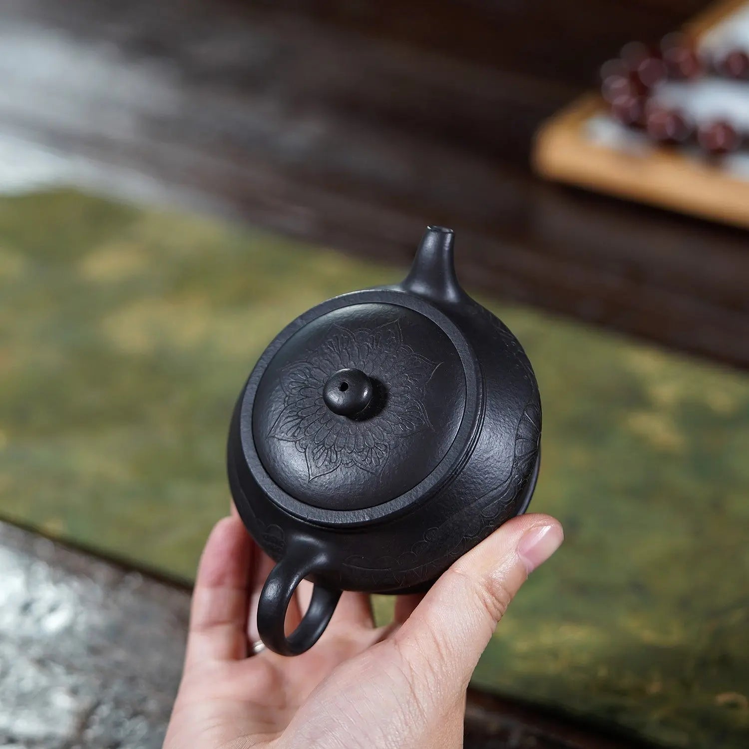 Man Shu 150cc - Yixing Handmade Teapot 江苏宜兴