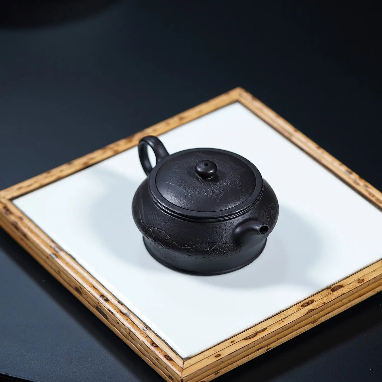 Man Shu 150cc - Yixing Handmade Teapot 江苏宜兴