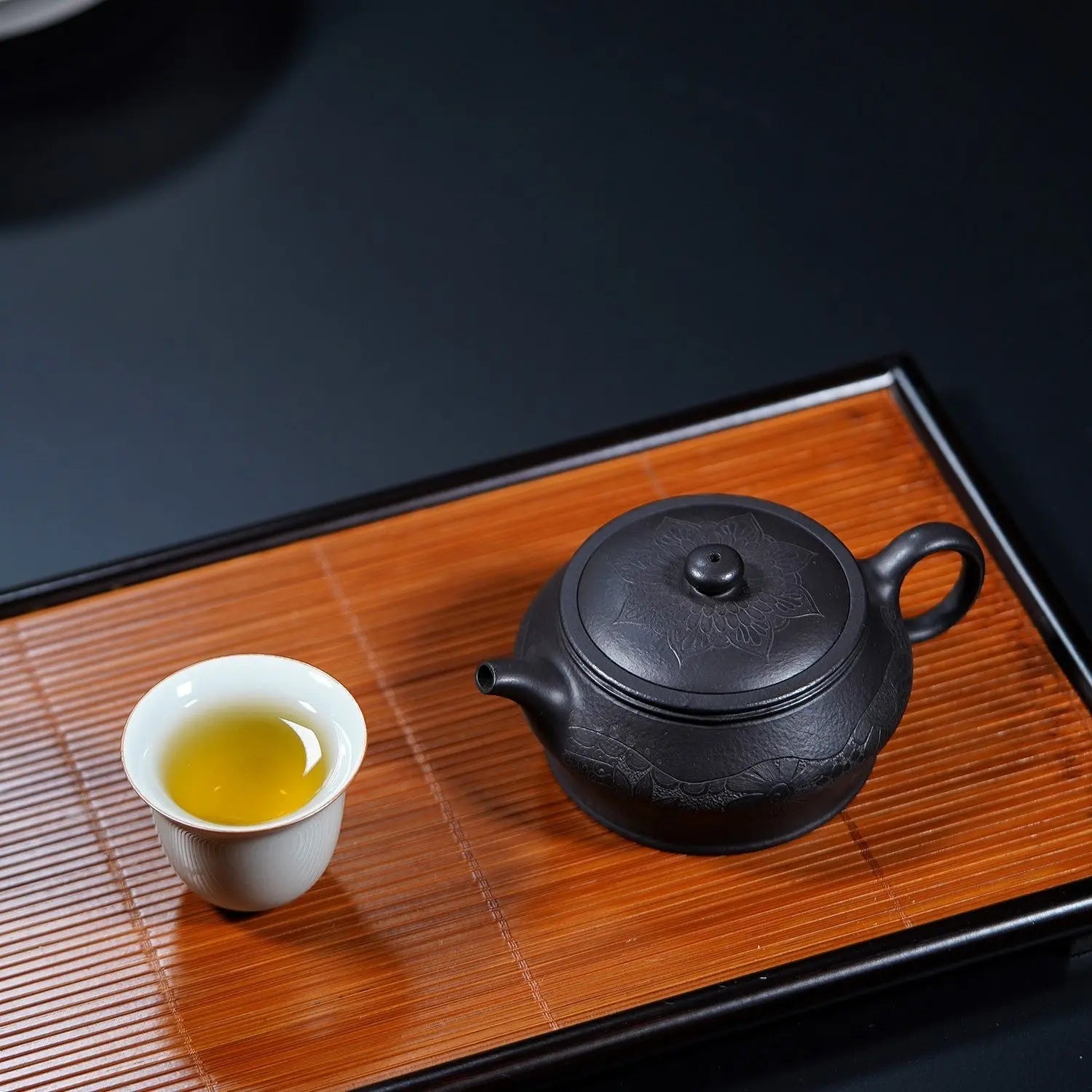 Man Shu 150cc - Yixing Handmade Teapot 江苏宜兴
