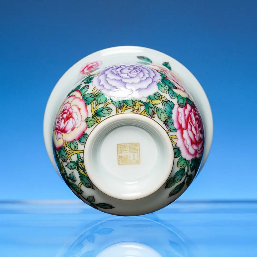 Mei Gui Hua 120cc - Jing De Zhen Porcelain Gaiwan zycschina