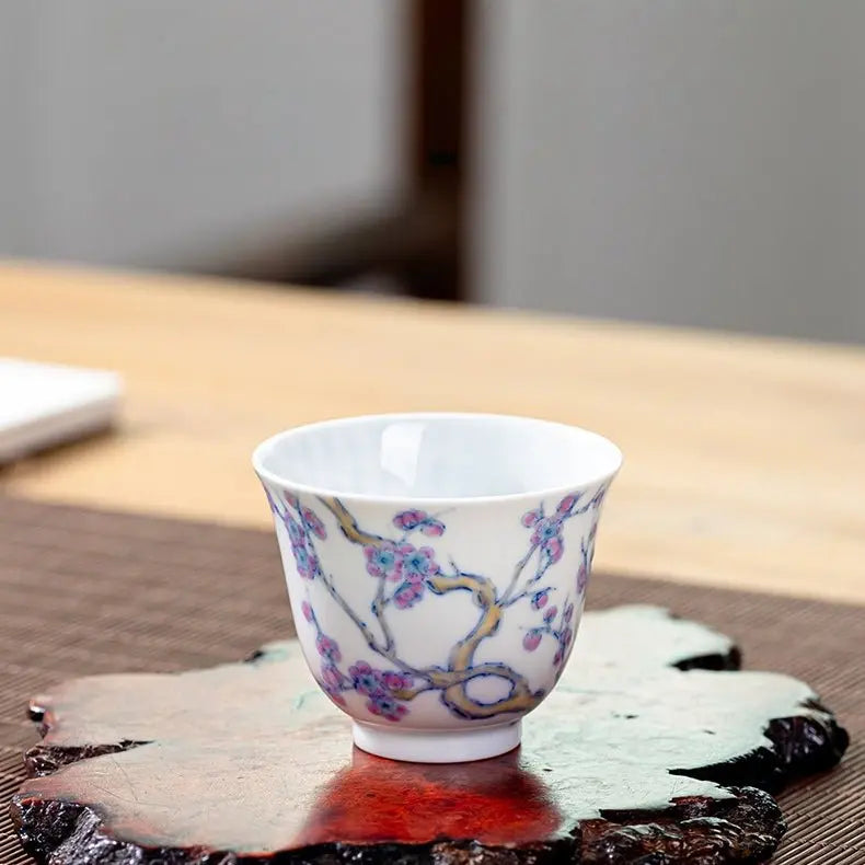 Mei Hua 140cc - Jing De Zhen Porcelain Gaiwan zycschina