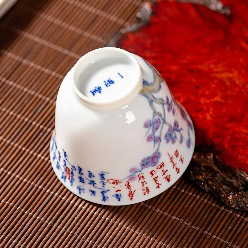 Mei Hua 140cc - Jing De Zhen Porcelain Gaiwan zycschina