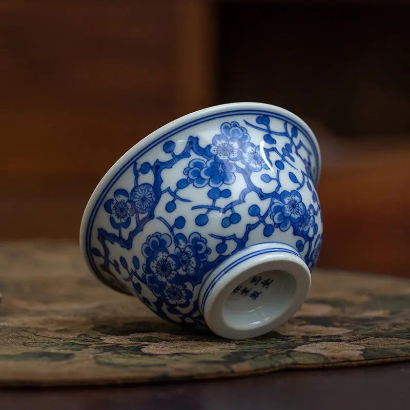 Mei Hua Man Wen - Jing De Zhen Porcelain Teacup zycschina