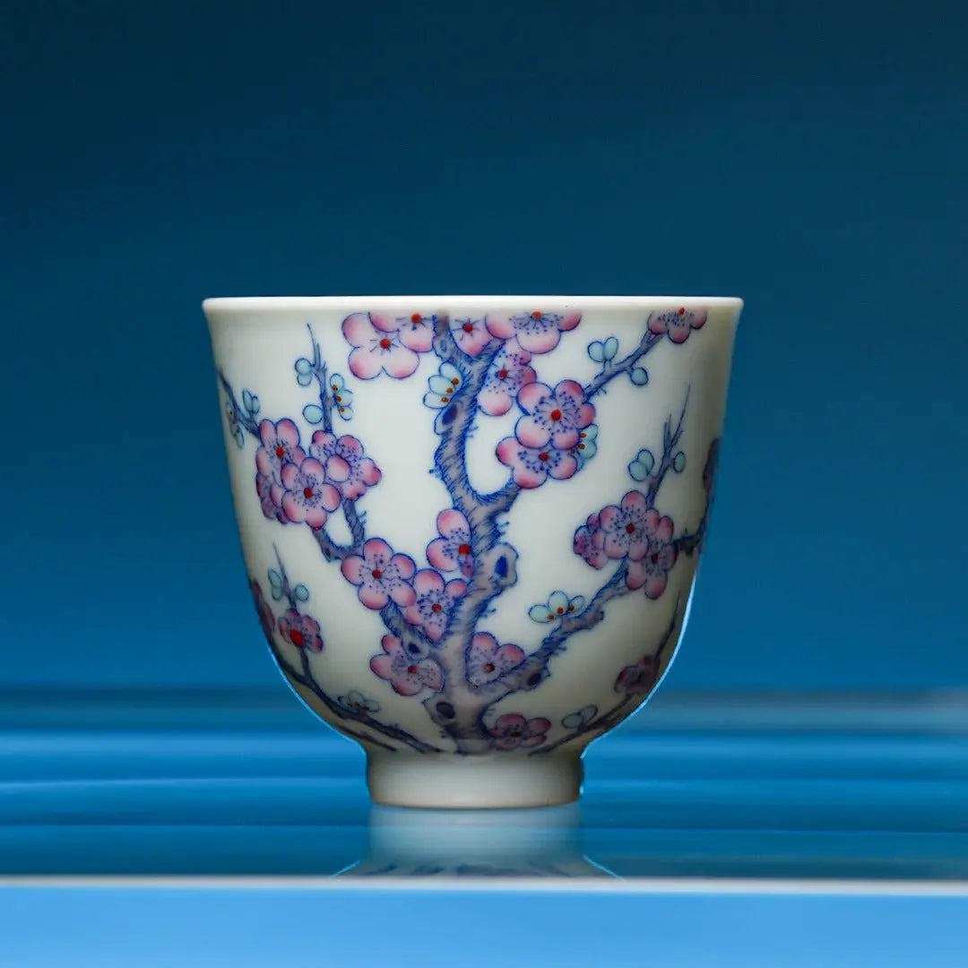 Mei Kai Wu Fu 145cc - Jing De Zhen Porcelain Gaiwan zycschina