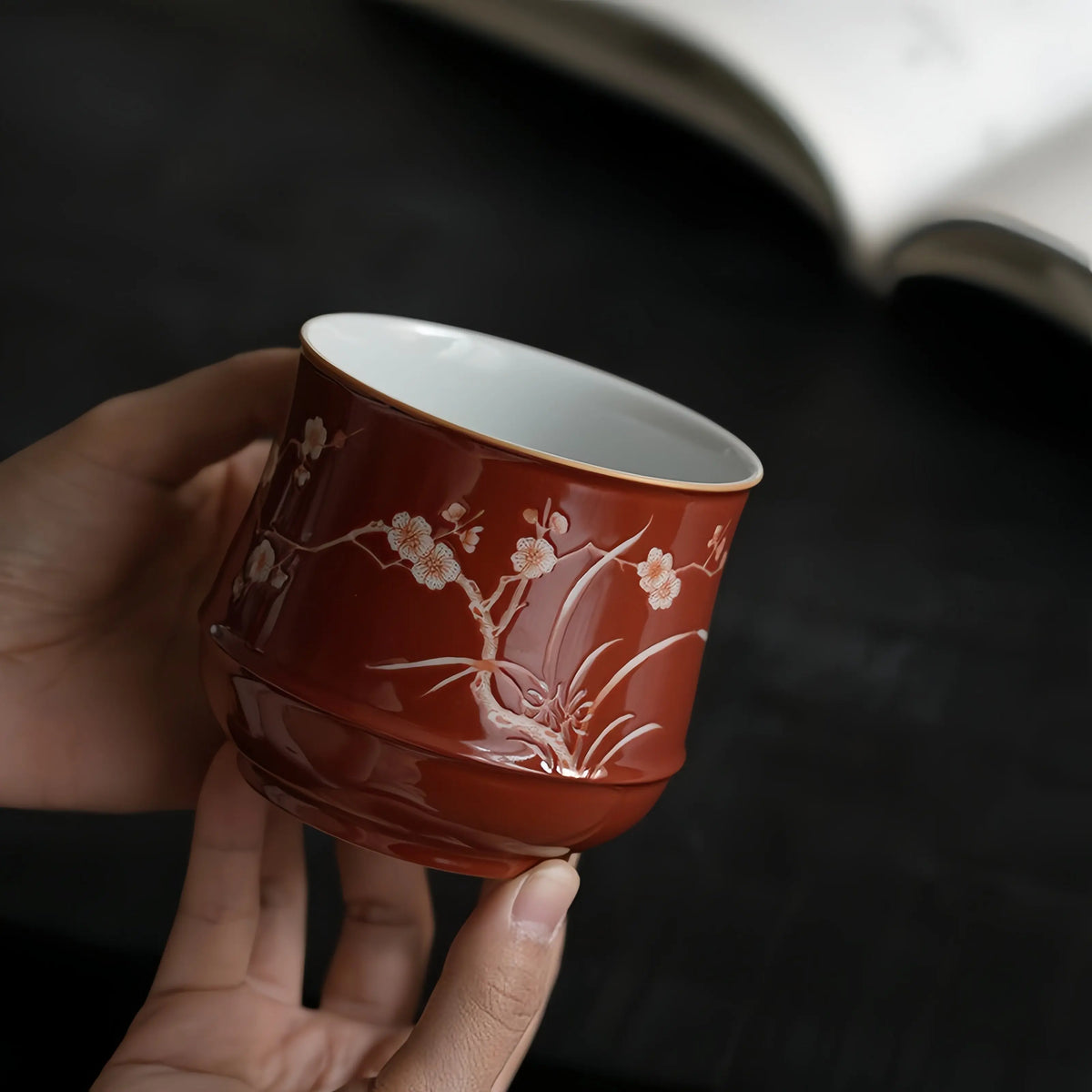 Mei Lan 130cc - Jingdezhen Porcelain Gaiwan 江苏宜兴