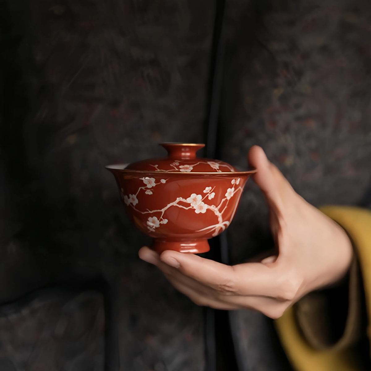 Mei Lan 130cc - Jingdezhen Porcelain Gaiwan 江苏宜兴