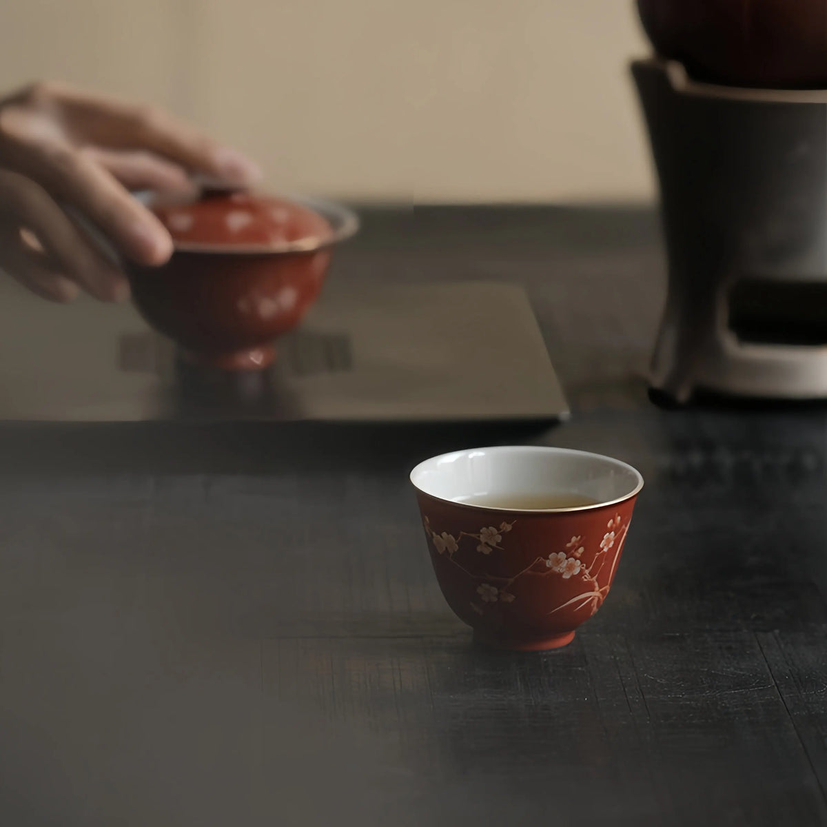 Mei Lan 130cc - Jingdezhen Porcelain Gaiwan 江苏宜兴