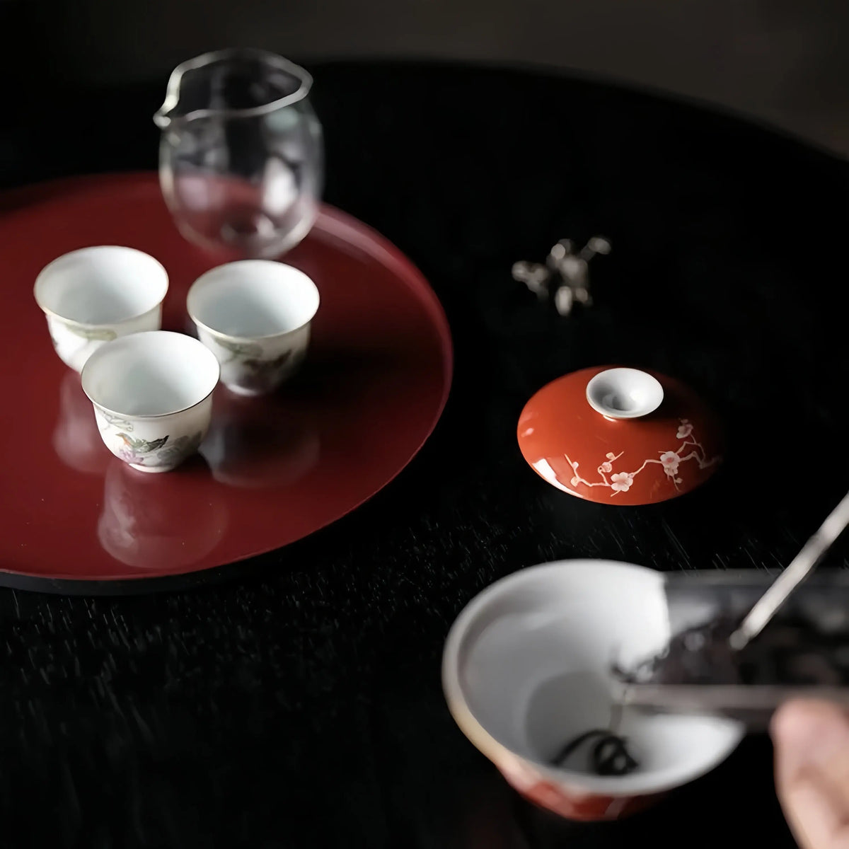 Mei Lan 130cc - Jingdezhen Porcelain Gaiwan 江苏宜兴