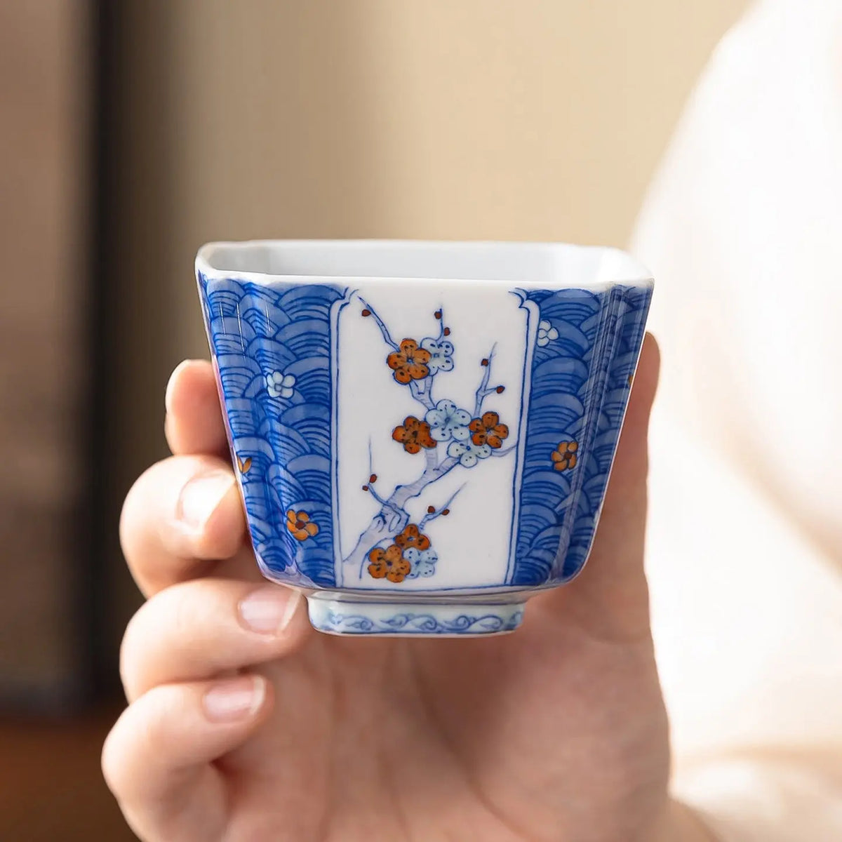 Mei Lan Zhu Ju 160cc - Jingdezhen Porcelain Gaiwan zycschina