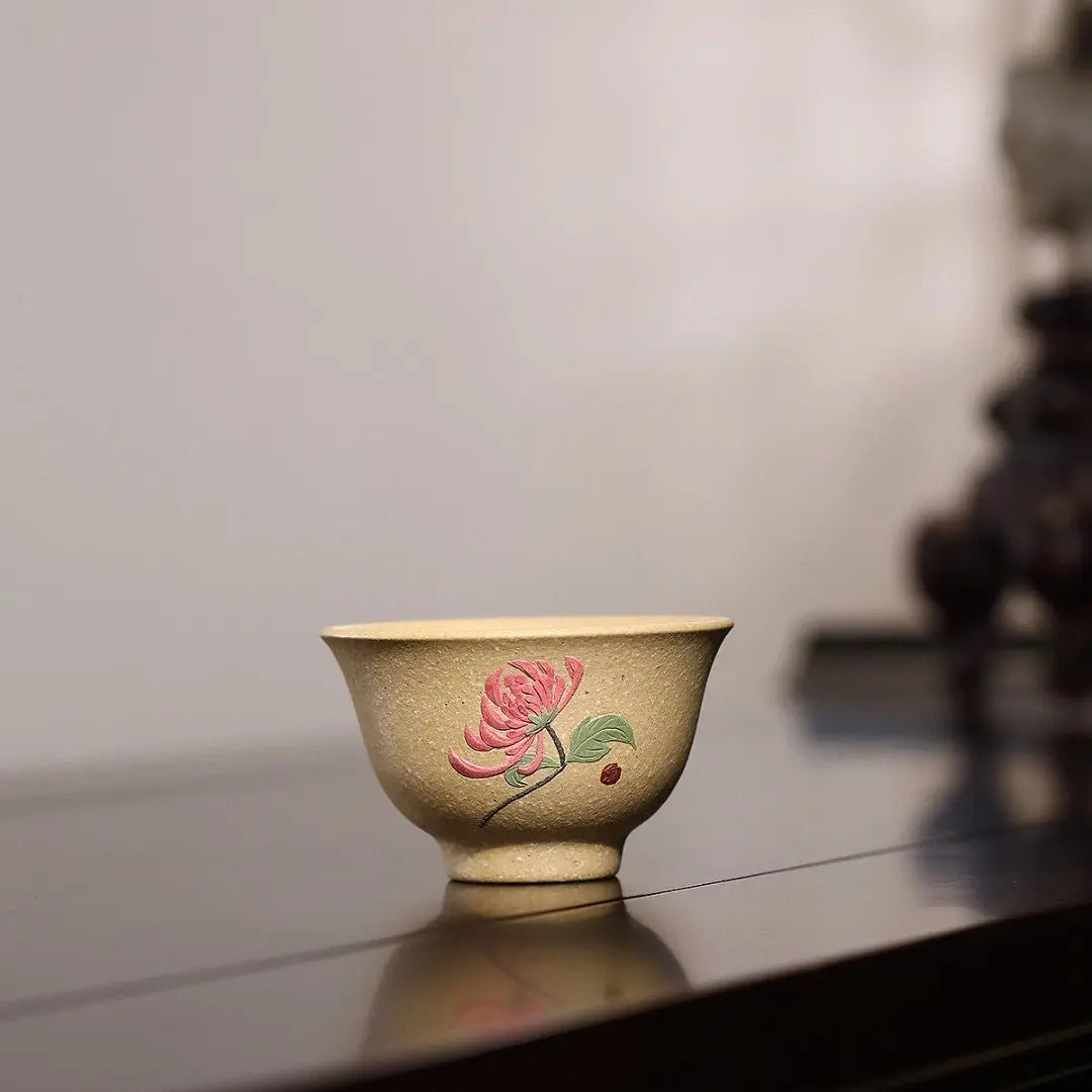 Mei Lan Zhu Ju 60cc - Yixing Handmade Teacup 江苏宜兴
