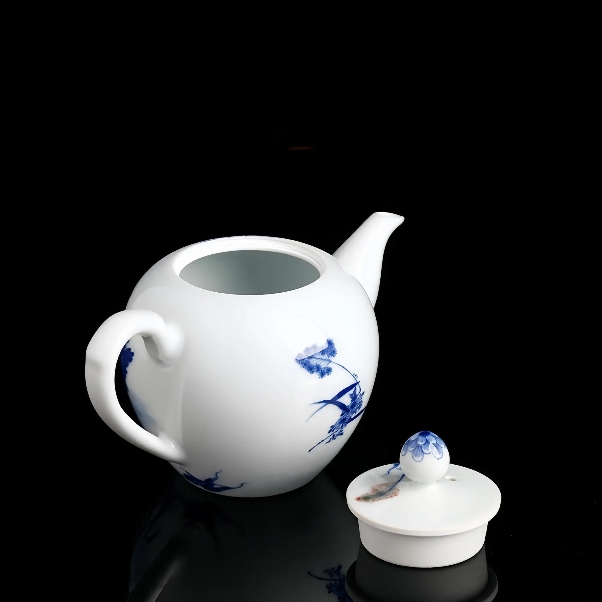 Mei Ren Jian 165cc - Jing De Zhen Porcelain Teapot zycschina