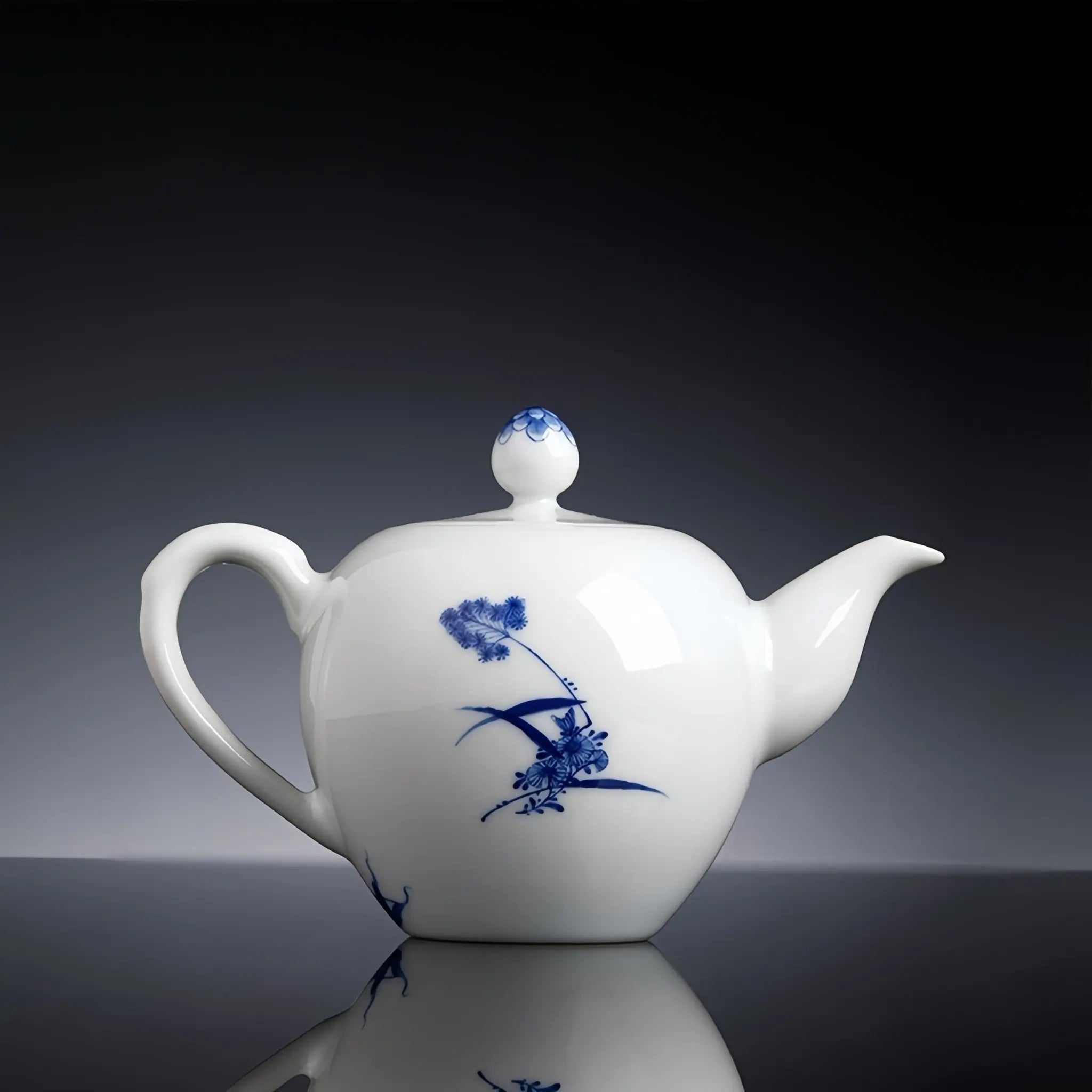 Mei Ren Jian 165cc - Jing De Zhen Porcelain Teapot zycschina