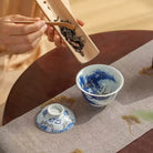 Miao Jin Guo Qiang Yun Long Wen - Jing De Zhen Porcelain Gaiwan zycschina