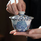 Miao Jin Kui Long Wen - Jing De Zhen Porcelain Gaiwan zycschina