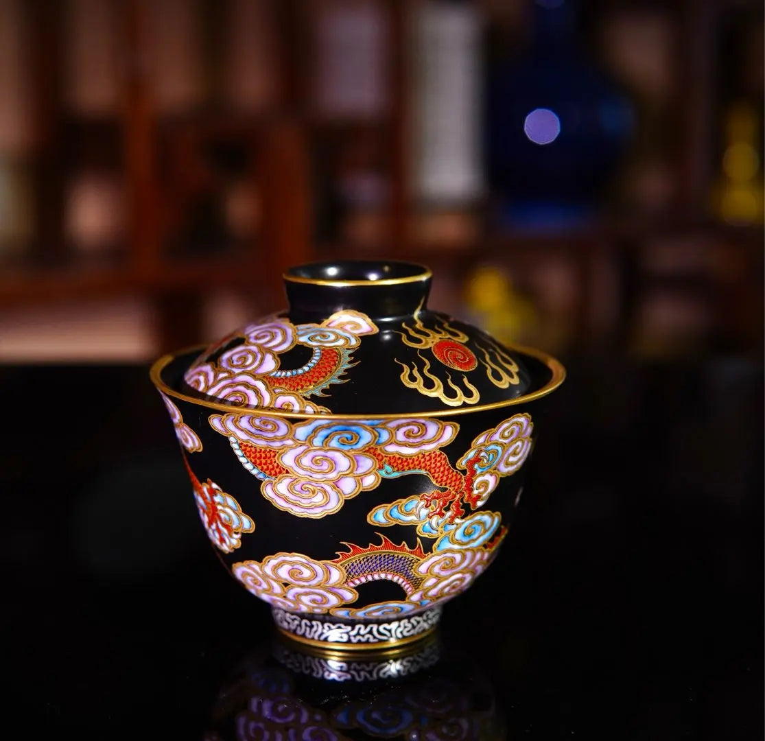 Miao Jin Wu Long Wen - Jing De Zhen Porcelain Gaiwan zycschina