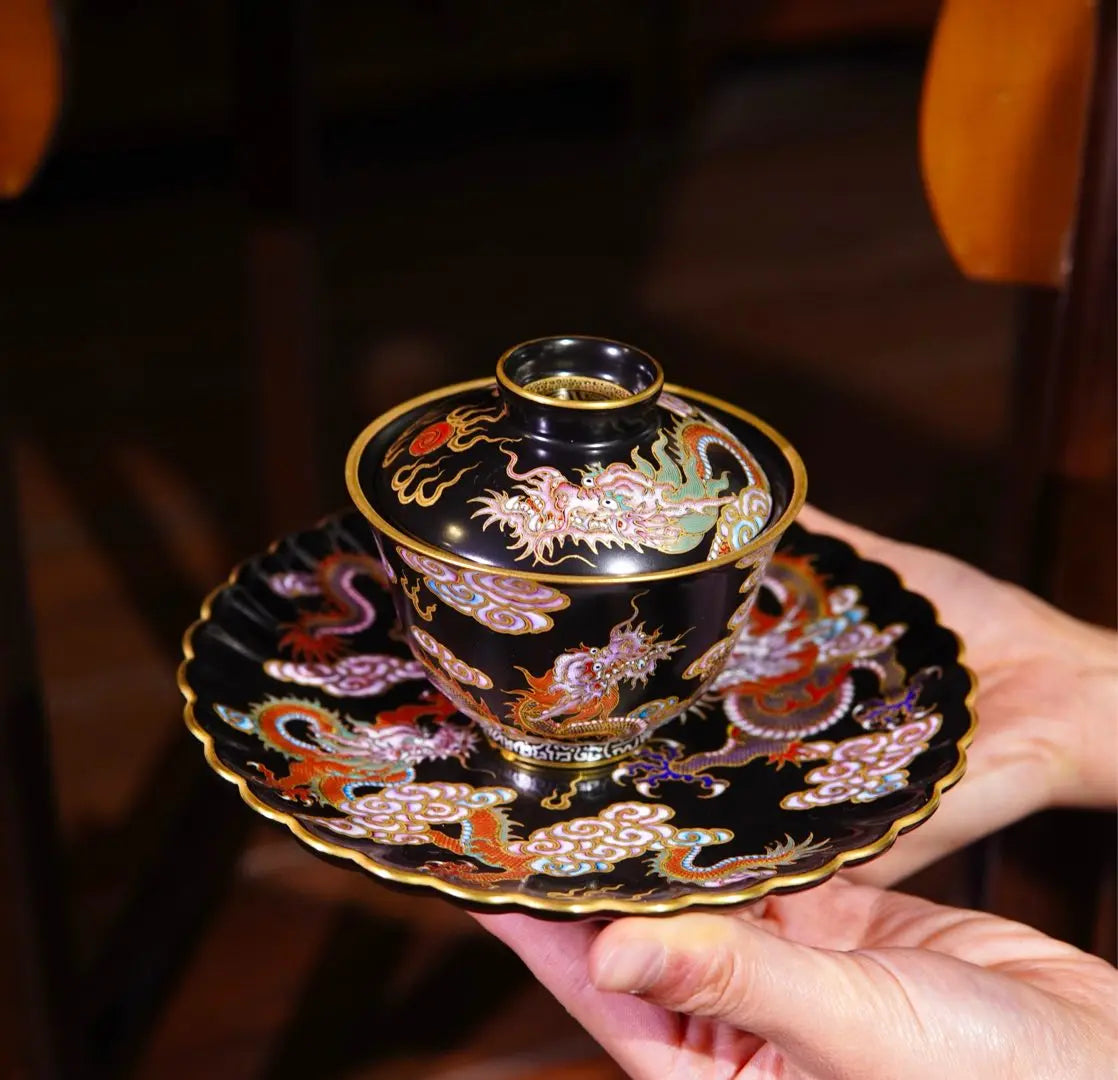Miao Jin Wu Long Wen - Jing De Zhen Porcelain Gaiwan zycschina