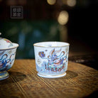Miao Jin Yu Tu - Jing De Zhen Porcelain Gaiwan zycschina