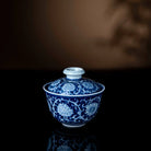 Mu Dan 100cc - Jing De Zhen Porcelain Gaiwan zycschina