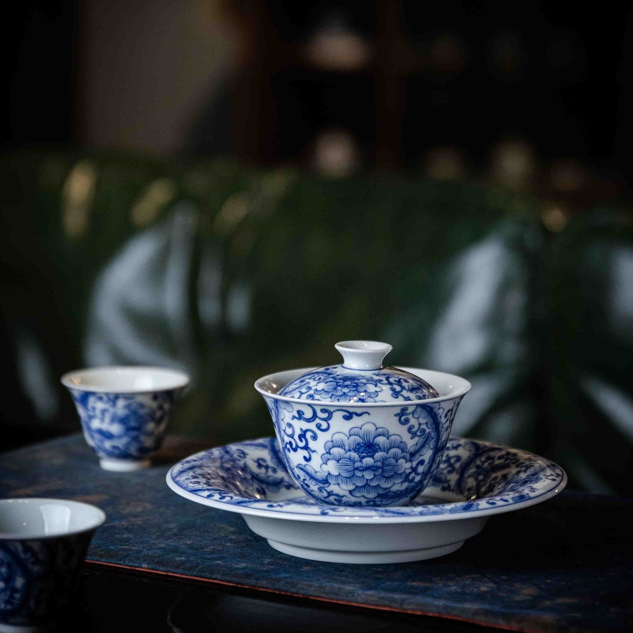 Mu Dan 120cc - Jing De Zhen Porcelain Gaiwan zycschina