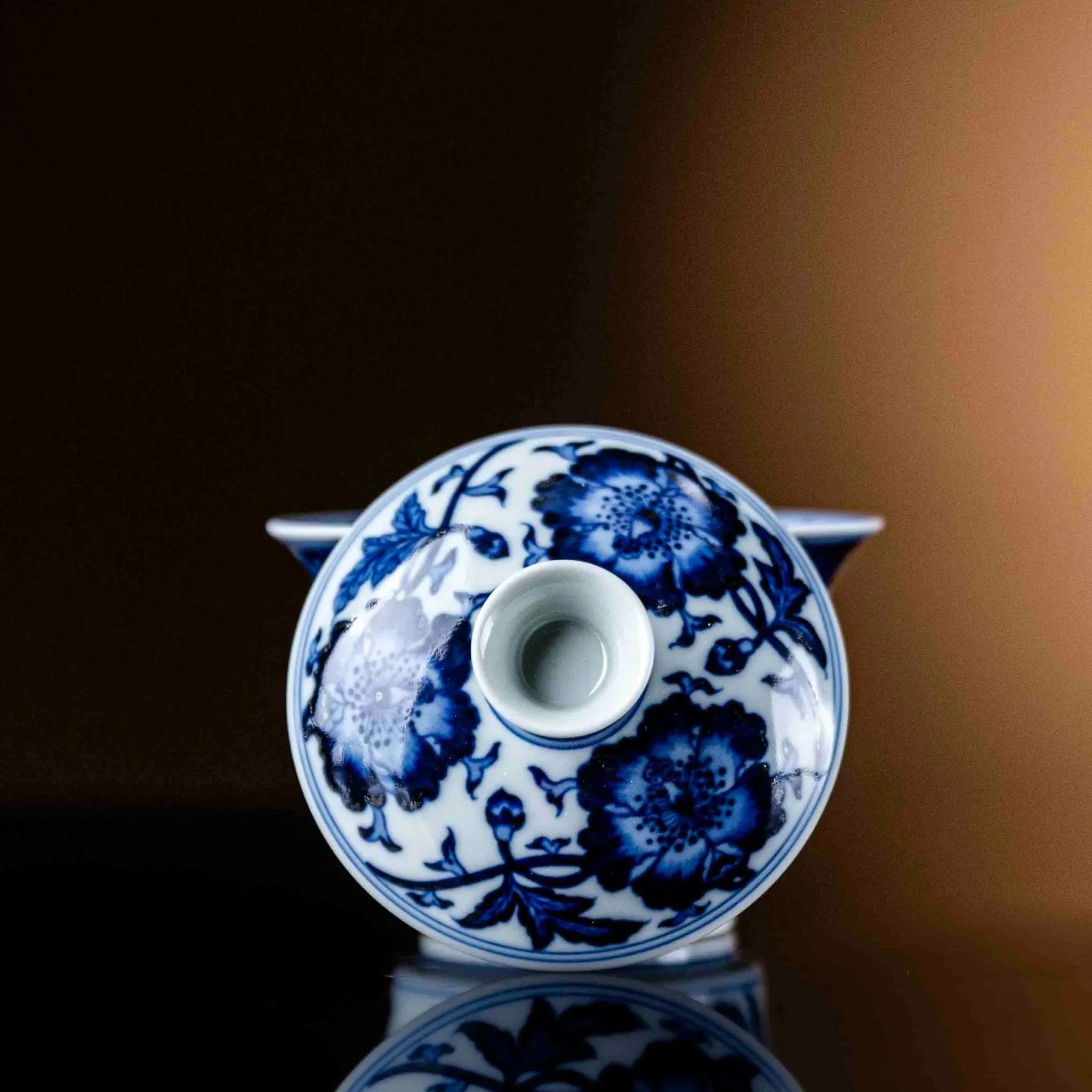 Mu Dan 120cc - Jing De Zhen Porcelain Gaiwan zycschina