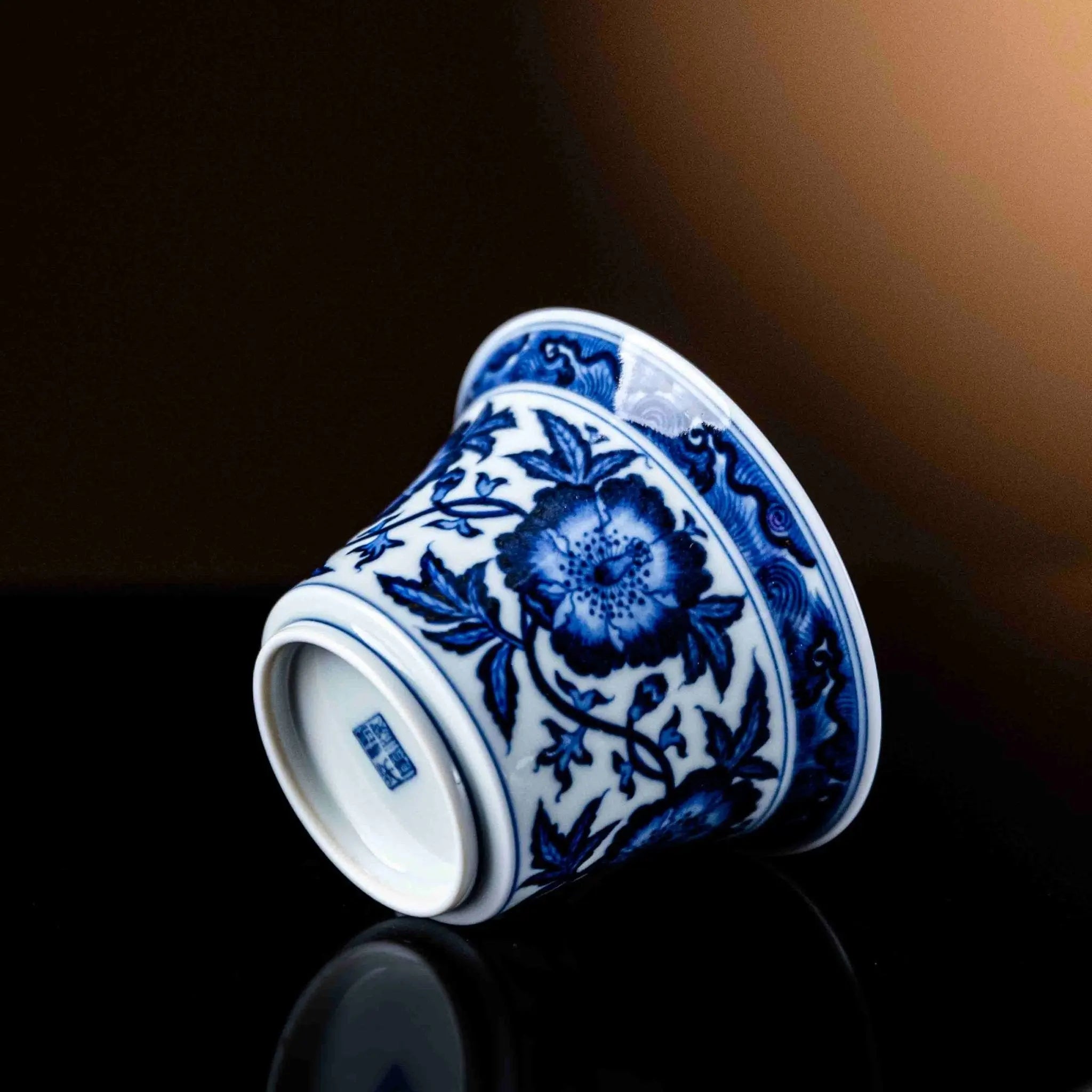 Mu Dan 120cc - Jing De Zhen Porcelain Gaiwan zycschina