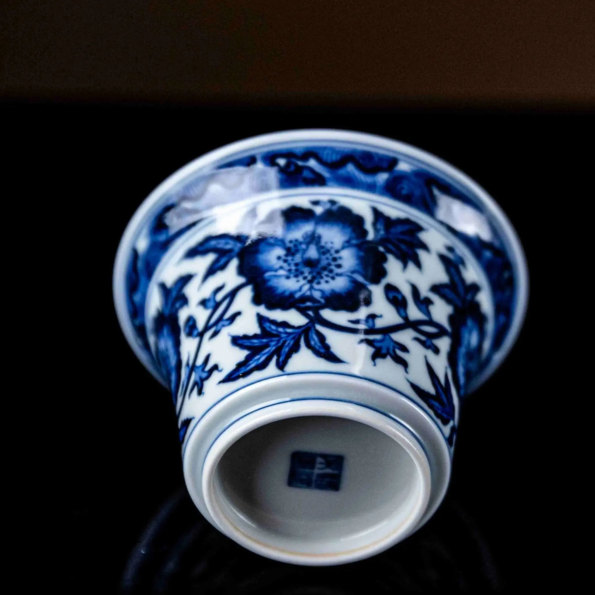 Mu Dan 120cc - Jing De Zhen Porcelain Gaiwan zycschina