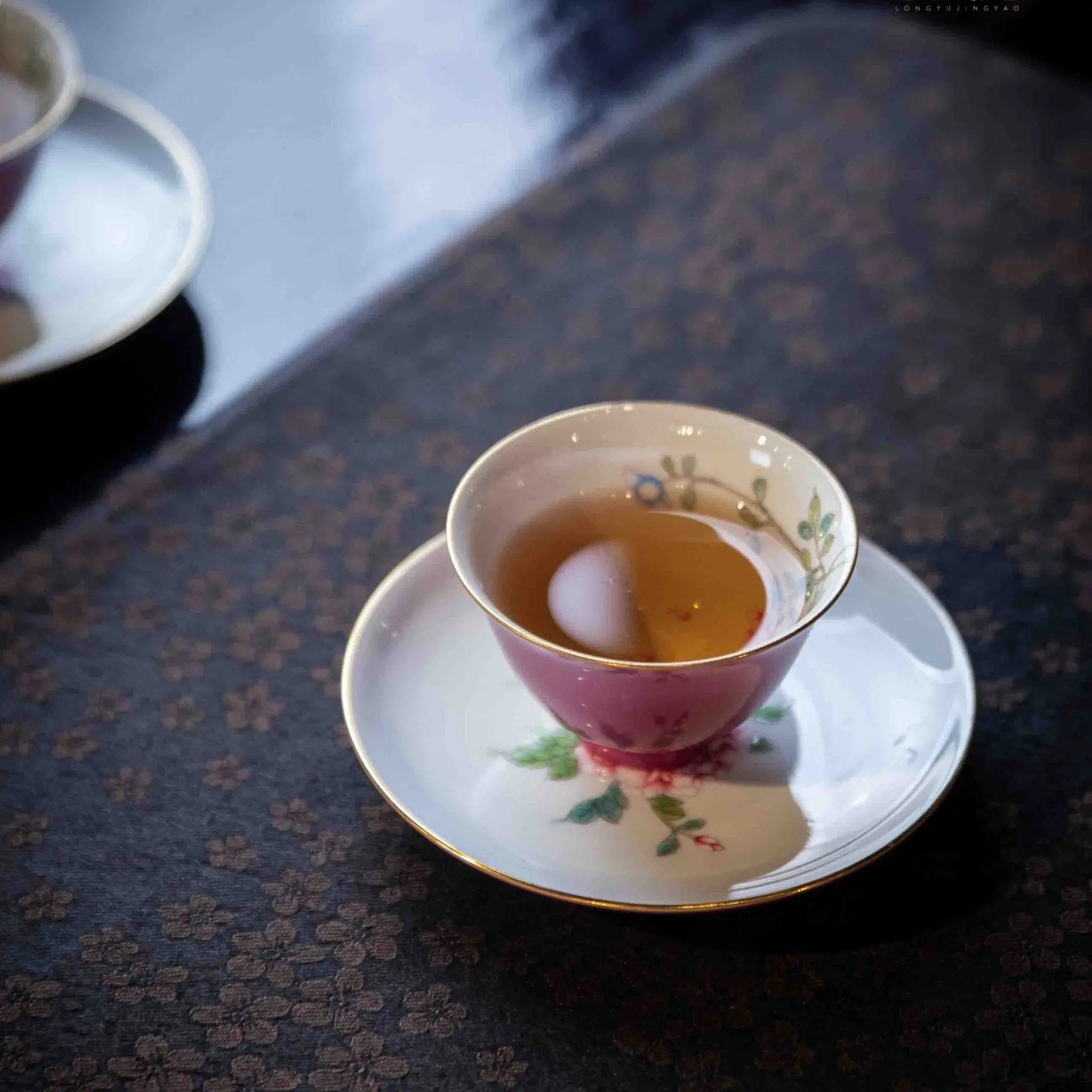 Mu Dan 170cc - Jing De Zhen Porcelain Gaiwan zycschina