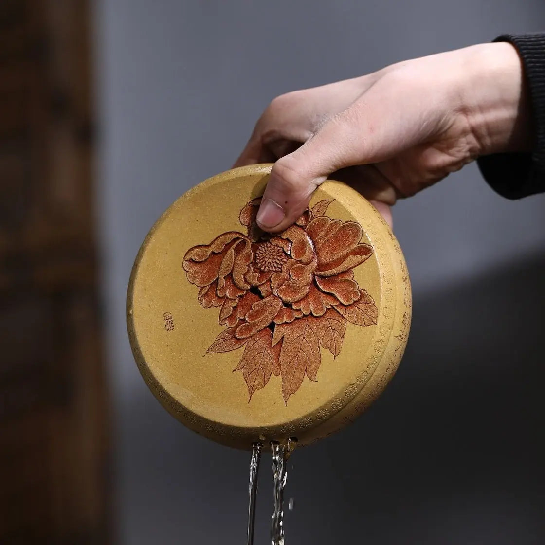 Mu Dan - Dry Bubble Tray 江苏宜兴