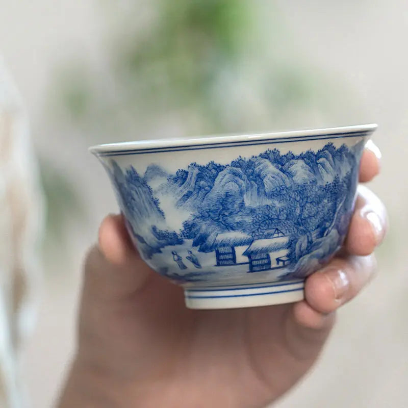 Nei Wai Shan Shui - Jing De Zhen Porcelain Teacup zycschina