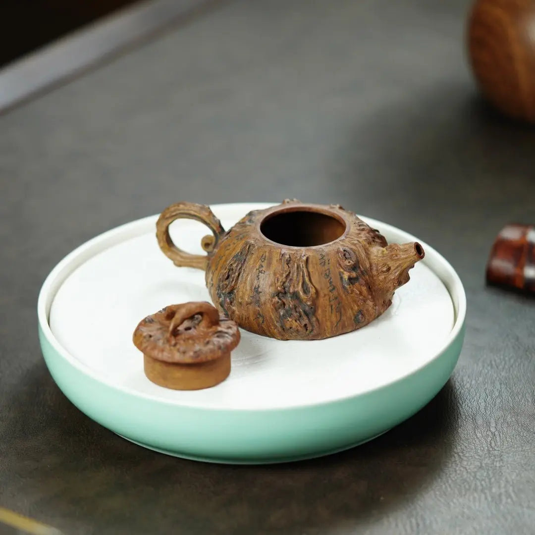 Pan Gen Shu Yu 120cc - Yixing Handmade Teapot 江苏宜兴
