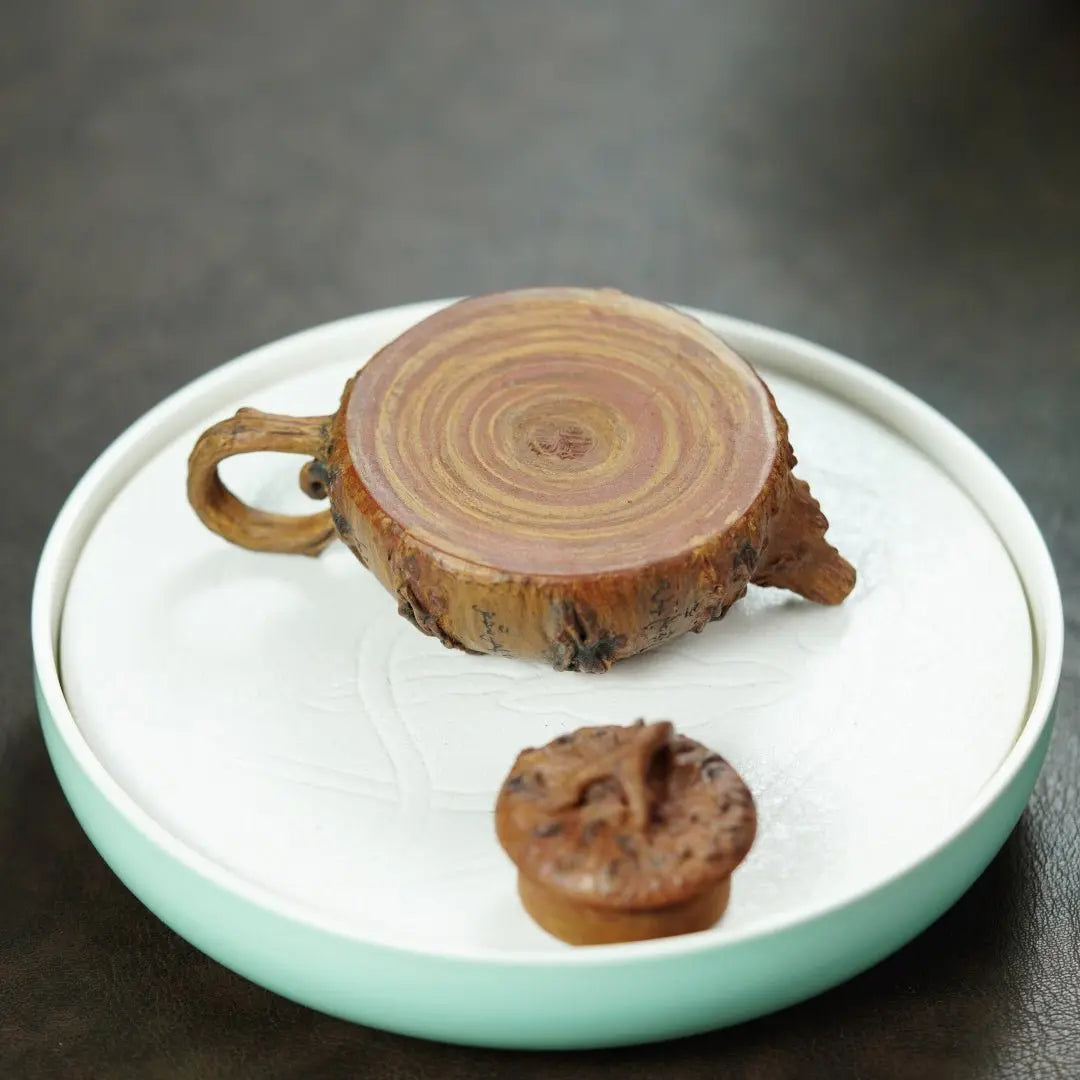 Pan Gen Shu Yu 120cc - Yixing Handmade Teapot 江苏宜兴