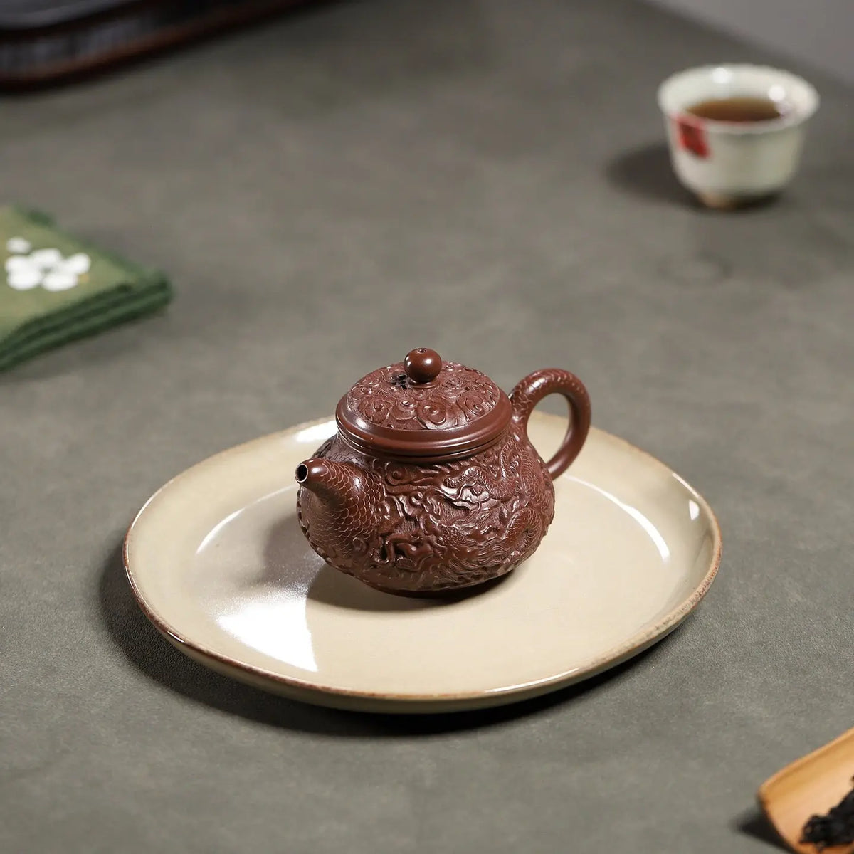 Pan Hu 150cc - Yixing Handmade Teapot 江苏宜兴