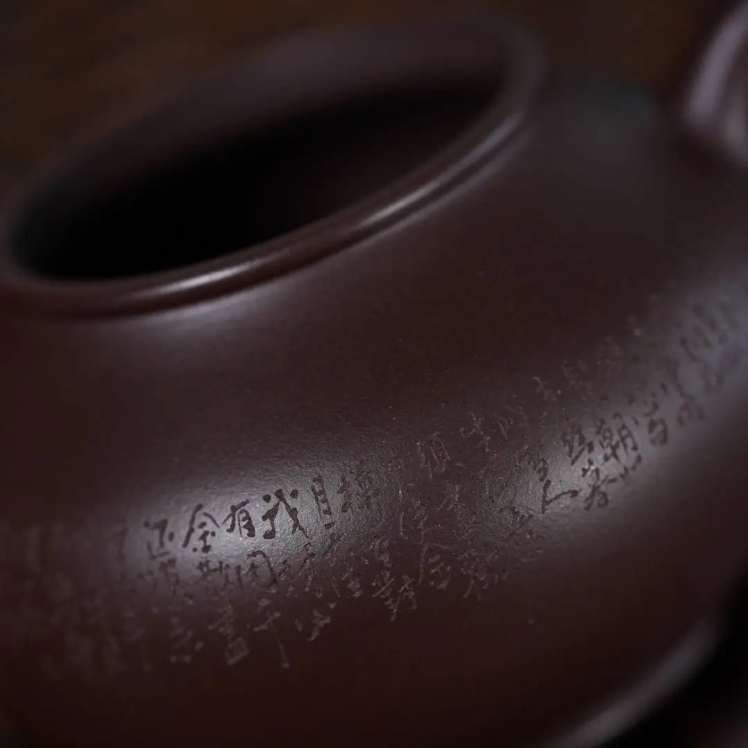 Pan Hu 160cc - Yixing Handmade Teapot 江苏宜兴