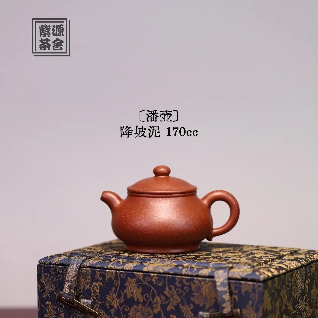 Pan Hu 170cc - Yixing Handmade Teapot 江苏宜兴