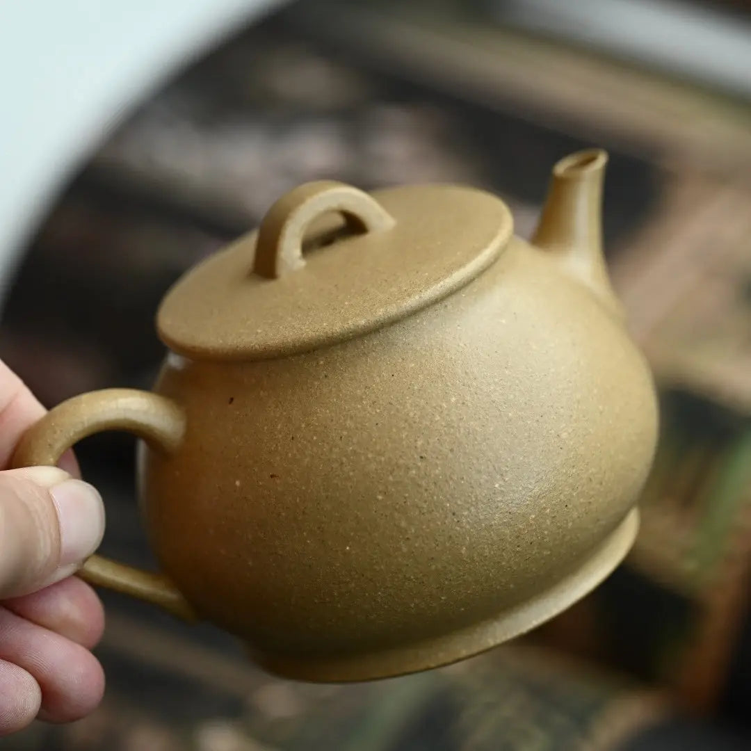 Pan Hu 180cc - Yixing Handmade Teapot 江苏宜兴