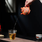 Pan Hu 220cc - Yixing Handmade Teapot 江苏宜兴