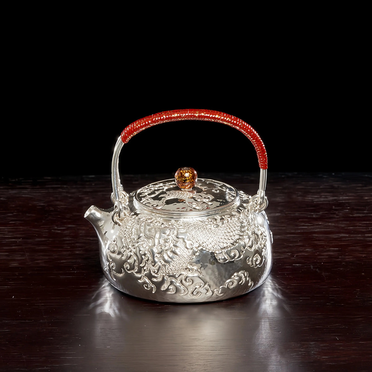 Pan Long 170cc - Handmade silver pot zycschina