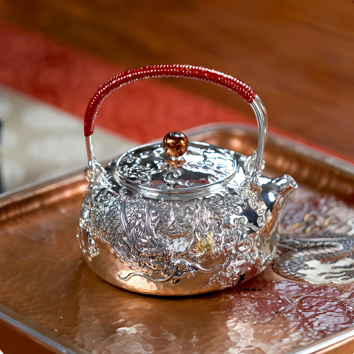 Pan Long 170cc - Handmade silver pot zycschina