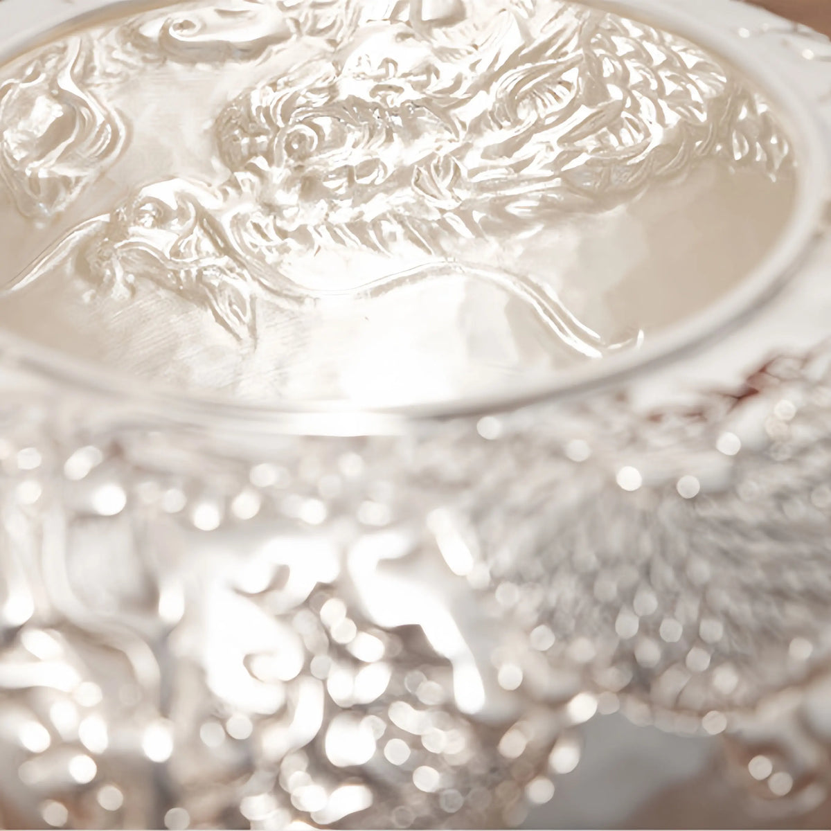 Pan Long 170cc - Handmade silver pot zycschina